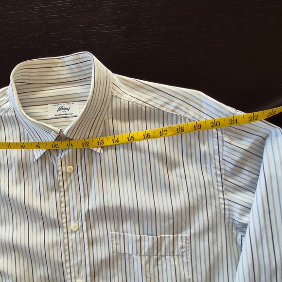 Brioni x Neiman Marcus Stripe Shirt Italy - Picture 14 of 14